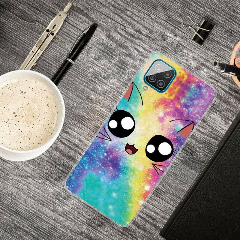 Coque Samsung Galaxy A12 Chat Cartoon