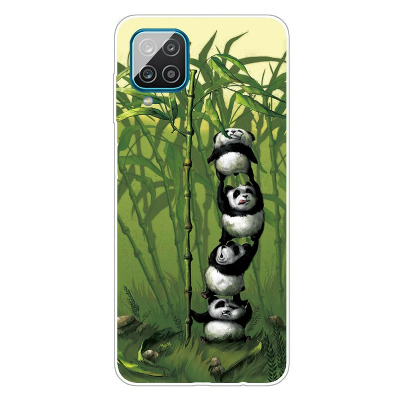 Coque Samsung Galaxy A12 Tas de Pandas