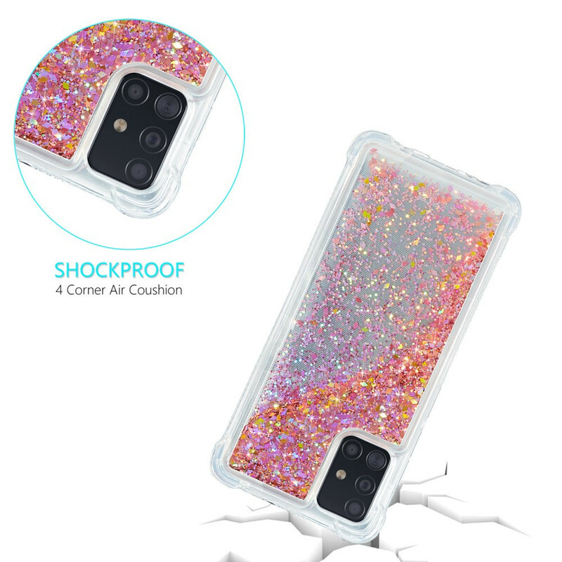 Coque Samsung Galaxy A51 Désires Paillettes