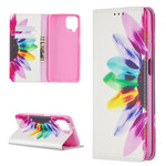 Flip Cover Samsung Galaxy A12 Fleur Aquarelle