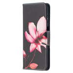 Housse Samsung Galaxy A12 Fleur Rose