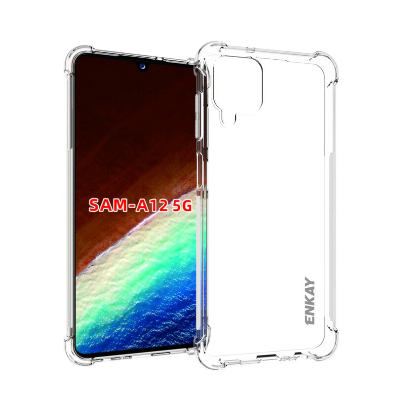 Coque Samsung Galaxy A12 Transparente ENKAY