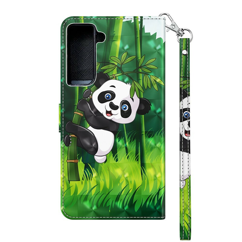 Housse Samsung Galaxy S21 5G Panda et Bambou