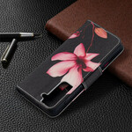 Housse Samsung Galaxy S21 5G Fleur Rose