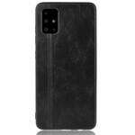 Coque Samsung Galaxy M51 Effet Cuir Couture