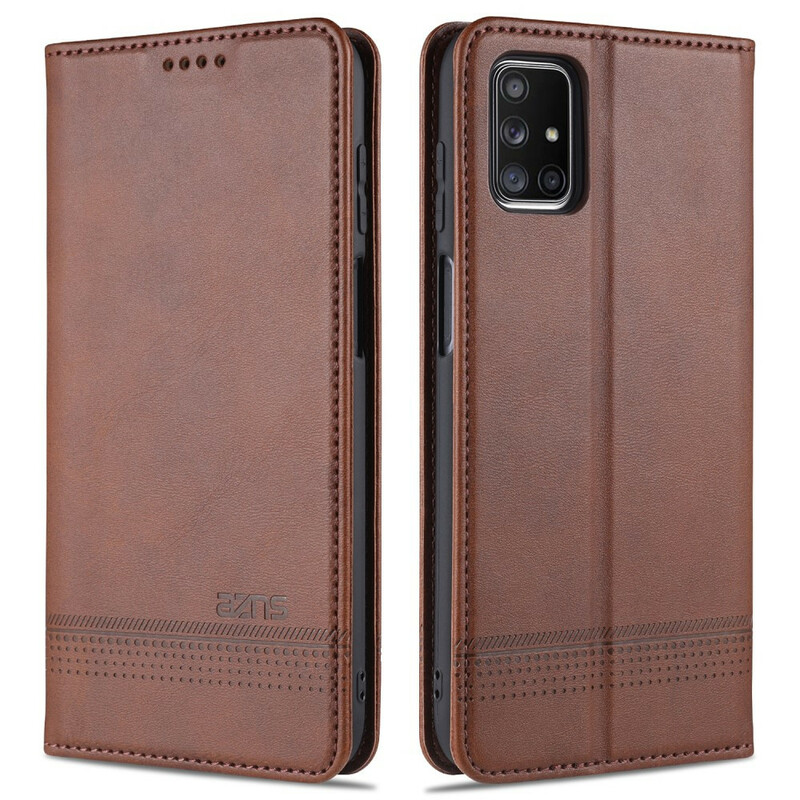 Flip Cover Samsung Galaxy M51 Style Cuir AZNS