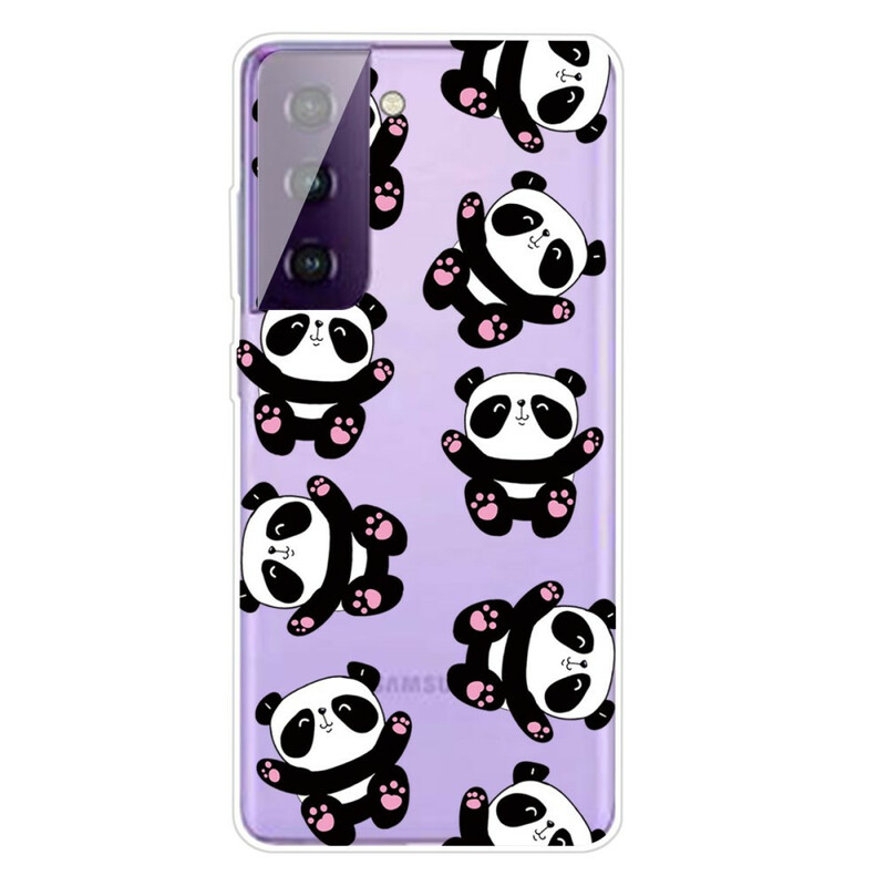 Coque Samsung Galaxy S21 5G Top Pandas Fun