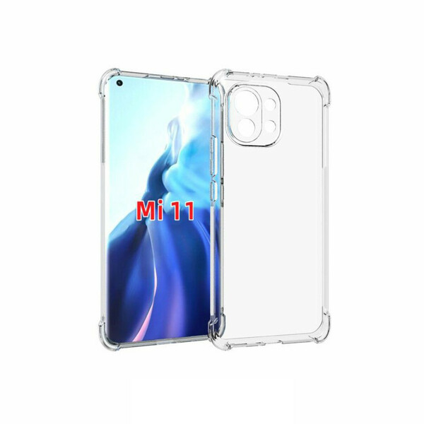 Coque Xiaomi Mi 11 Transparente Coins Renforcés