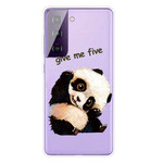 Coque Samsung Galaxy S21 5G Panda Give Me Five