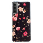 Coque Samsung Galaxy S21 5G Série Floralies Fluorescente