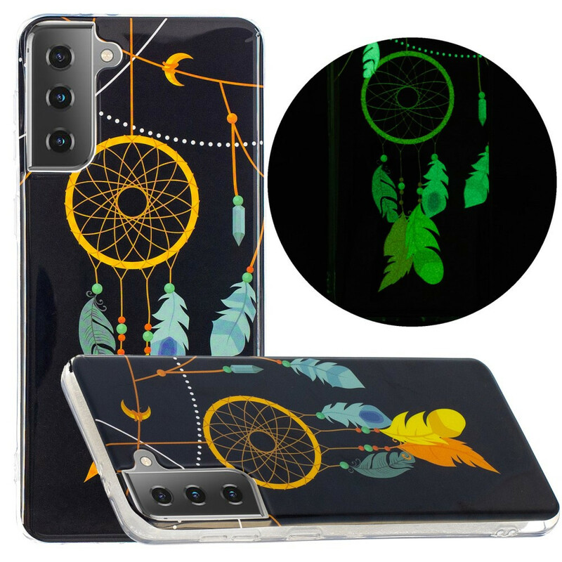 Coque Samsung Galaxy S21 5G Attrape Rêves Fluorescente 