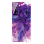 Coque Samsung Galaxy S21 5G Oeuvre Aquarelle