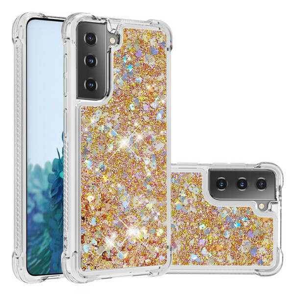 Coque Samsung Galaxy S21 5G Désires Paillettes