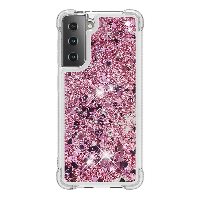 Coque Samsung Galaxy S21 5G Désires Paillettes