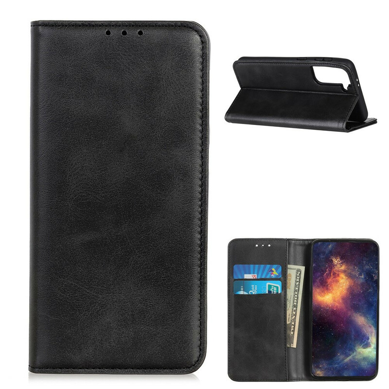 Flip Cover Samsung Galaxy S21 5G Cuir Fendu