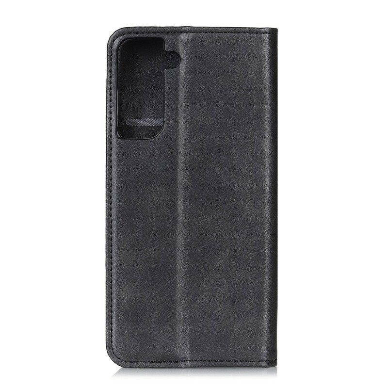 Flip Cover Samsung Galaxy S21 5G Cuir Fendu