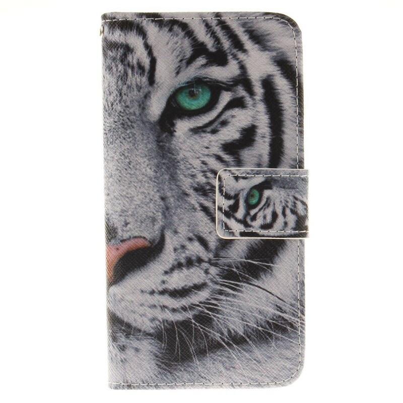 Housse iPhone 7 Tigre Blanc