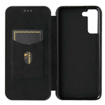 Flip Cover Samsung Galaxy S21 5G Fibre Carbone